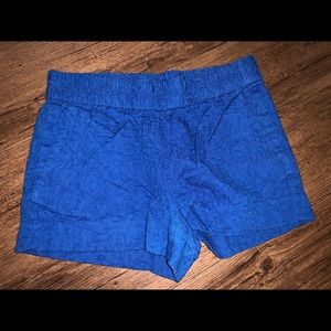 navy blue j. crew shorts